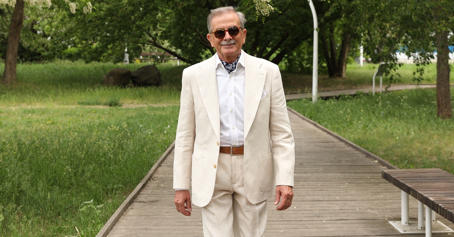 Lniane garnitury z mojej kolekcji
